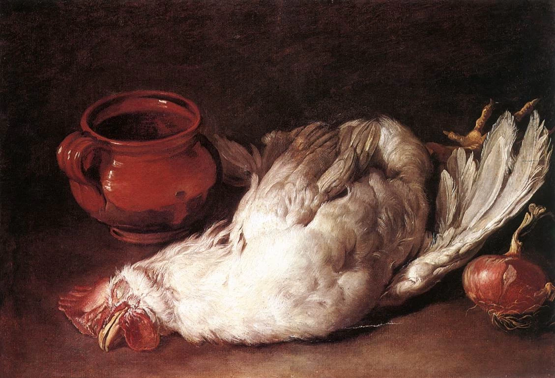 Giacomo Ceruti, il Pitocchetto - Gallina, pentola e cipolla